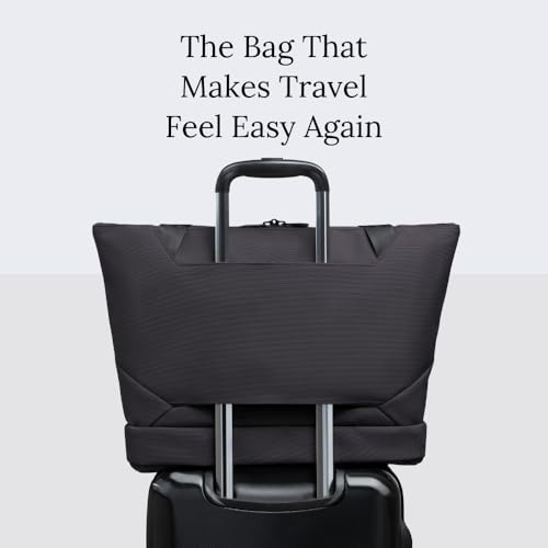 Knack Expandable Laptop Tote Midnight Black - color: Midnight Black, style: Laptop Tote