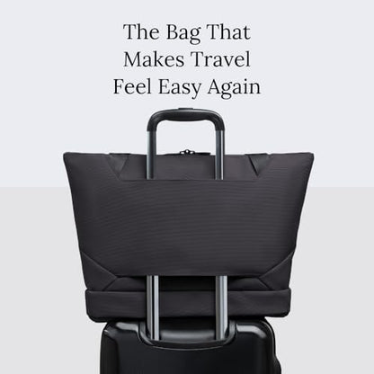 Knack Expandable Laptop Tote Midnight Black - color: Midnight Black, style: Laptop Tote