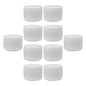 Operitacx 10pcs 250g Plastic Travel Lotion Containers Refillable Mini Jars with Lids Portable Cream Jars for Skincare and Cosmetics Storage