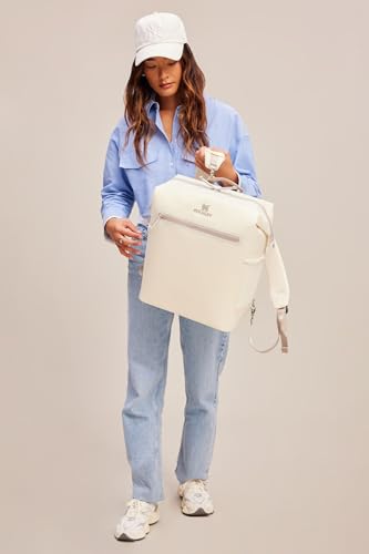 Stanley All Day Madeleine Backpack Soft Cooler 20 Can Cooler with Handle and Shoulder Straps Insulated Travel Bag with Zipper BPA-Free - color: Lilac, style: Midi