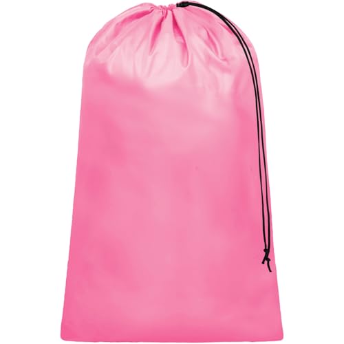 F-color Travel Laundry Bags - Cruise Essentials 2026 Washable Large Dirty Clothes Organizer Pouch 24 x 36 Inch for Cruise Ship Cabin, Summer Camp & College Dorm Hamper Liner, Pink - color: 1-Pack, Pink