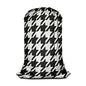 Swono Houndstooth Seamless Pattern Large Laundry Collapsible Laundry Bag Black White Abstract Pattern Foldable Laundry Hamper Bag - color: Houndstooth Seamless Pattern