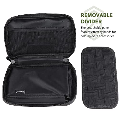 OZCHIN Smell Proof Bag Pocket Bag Activated Carbon Fiber 8'' x 5'' Portable Carry Pouch for Travel (Grey) - color: Grey