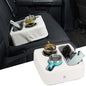 KEMIMOTO Back Seat Cup Holder for Car, Couch Cup Holder, Car Truck Boat Organizer, Couch Sofa Bed Expander Tray Holds Drinks, Snacks, Remote, Cell Mobile Phone (White) - color: White