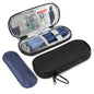 GERMUN Insulin Pen Cooler Travel Case with 2 Reusable TSA Approved Ice Packs, Diabetic Medication Insulated Cool Organizer Bag for Insulin Pens and Other Diabetic Supplies Storage (Black) - color: Black