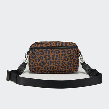 Pander Crossbody Sling Bag – Everyday Purse with Adjustable Strap, Perfect for Travel, Errands, and Daily Use - color: Midnight Leopard