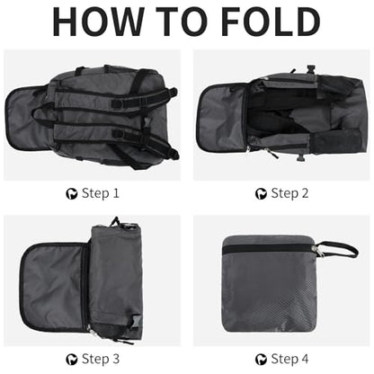Small Hiking Backpack Travel Lightweight Hiking Packable Daypack Water-Resistant Foldable Backpacks 15L for Travel Women Men Camping (Grey) - color: Grey, size: 15L