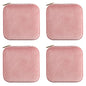 ZPROW Plush Velvet Travel Jewelry Case, Travel Jewelry Organizer, Jewelry Travel Case, Travel Jewelry Box, Small Jewelry Case, Jewelry Travel Box, Earring Organizer with Mirror - Pink 4packs - color: Velvet 4 Pack - Dusty Pink