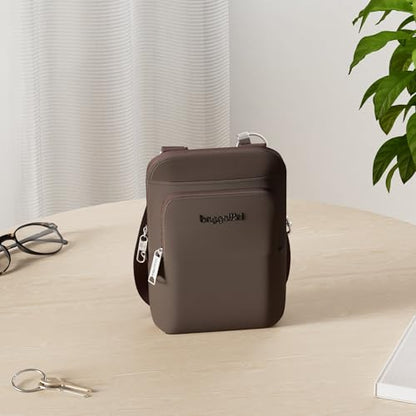Baggallini Women's Securtex Anti-theft Activity Crossbody Bag - color: Portobello