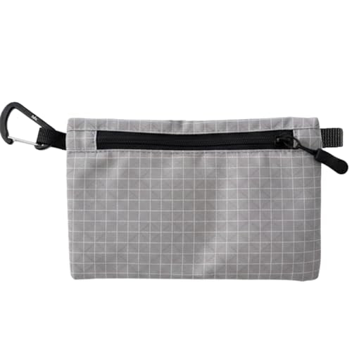 Water-Resistant Passport Holder for Travel, Ultralight Passport Wallet with YKK Zipper, Travel Essentials Organizer for Women Men, Portable Money Pouch Case for Credit Cards, ID, Cash, Small Items - color: Gray, size: L(7.1" x 4.7")