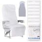 10 Pack Airplane Seat Covers Disposable Train Seat Cover with Armrest Sleeve for Oversea Flight Travel Essencials Trip Bus Seats Rental Car Seat Long Flight Airline Theatre Cinema Public Seats