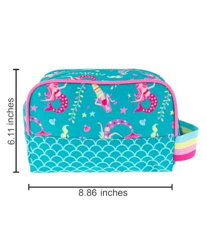 Stephen Joseph, Kids Toiletry Bag, Boys and Girls Toiletry Kit, Travel Bag - color: Mermaid