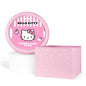 Sanrio Hello Kitty Car Trunk Organizer & Steering Wheel Cover Set – Cute, Non-Slip, Soft Grip Car Accessories for Women – Collapsible Storage Bin for Groceries, Tools & Travel – 12.5"L x 12.5"W x 9"H - style: Set Hello Kitty