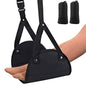 2 Pack Foot Hammock for Plane Travel, Airplane Travel Footrest Hammocks Adjustable Length Hanger for Comfortable Foot Rest, Portable Under Desk Flight Foot Leg Sling