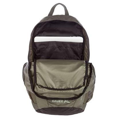 Eddie Bauer Stowaway Packable Backpack | Travel | Outdoor | Lightweight | Foldable | Durable | Ripstop Polyester | 20L - Spruce Green - color: Spruce, size: 20L