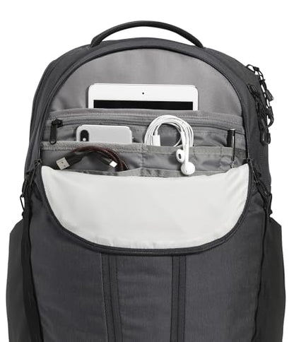THE NORTH FACE Surge Commuter Laptop Backpack | Daypack With Water Repellent Finish, 16" Laptop Sleeve, Reflective Details - color: Asphalt Grey Light Heather/Tnf Black-npf, size: One Size