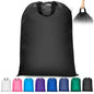Isink Extra Large Laundry Bag With Handles, Heavy Duty, Travel Laundry Bag for Dirty Clothes, 28" x 40" (Black) - color: Extra Large Laundry Bag With Handles (Black)