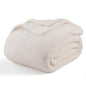 Berkshire Blanket Classic Extra-Fluffy™ Plush Blanket Twin Size, Soft Fuzzy Fluffy Long Hair Blanket for Couch Sofa Bed, Cream, 60x92 Inches - color: Cream, size: Twin/Twin XL