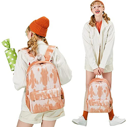mygreen Kids Backpack, Kawaii Girls Backpack for School Ages 8-12 - color: Orange, Multicolor, 15 Inch Laptop