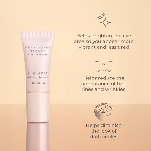 Meaningful Beauty Anti-Aging Skincare Trio Travel Size 3-Piece Starter Kit Gift Set for Women, Advanced Formula with Youth Activating Melon Serum, Day Creme, Eye Cream & Antioxidants