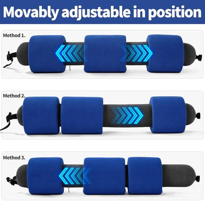 3-Ring Memory Foam Travel Neck Pillow It has obtained a Patent. The Three Rings can be movably Adjusted to Provide Flexible Support for The Neck, Head, and Other Areas.Blue - color: Blue