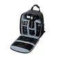 Waterproof SLR/DSLR Camera Backpack Shoulder Bag Travel Case For Canon Nikon Sony Digital Lens (Medium, Grey) - color: Grey, size: Medium