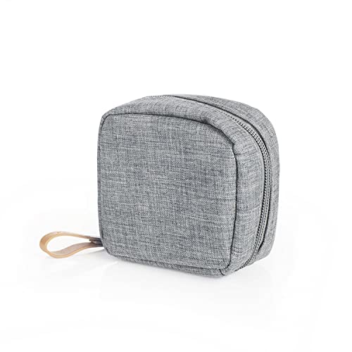 Hekyip Mini Cosmetic Bag, Travel Makeup Pouch, Portable Waterproof Cosmetic Pouch for Girls Women, Mini (Mini Gray) - color: Mini Gray