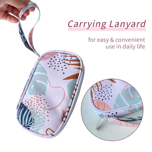 Electronics Organizer Travel Case, Cable Organizer Travel Essentials Tech Pouch,Suitable for Charger, Cable, Phone，Flash Drive,Maple leaf - color: Maple leaf