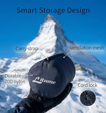 Litume Travel Camping Blanket Lightweight and Breathable, 67 x 48 in Soft Airplane Flight Blanket for Travelers, Foldable Sheet with Stuff Sack for Train, Camp, backapcking, Office, Home (E651 Grey) - color: Dark Grey
