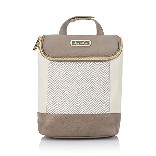 Itzy Ritzy Insulated Bottle Bag – Keeps Bottles Warm or Cool - Holds 3 Bottles & Features Interior Pocket for Ice Pack (Not Included), Vanilla Latte - color: Vanilla Latte