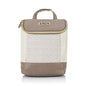 Itzy Ritzy Insulated Bottle Bag – Keeps Bottles Warm or Cool - Holds 3 Bottles & Features Interior Pocket for Ice Pack (Not Included), Vanilla Latte - color: Vanilla Latte