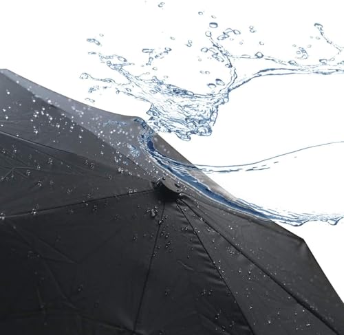 SY COMPACT Travel Umbrella - Windproof Automatic Compact Umbrella for Rain, Lightest 8-Rib, Small, Strong & Portable, Durable Grip, Fits Backpack & Car, Factory Direct (UV Available) - color: UPF-Flower lucite