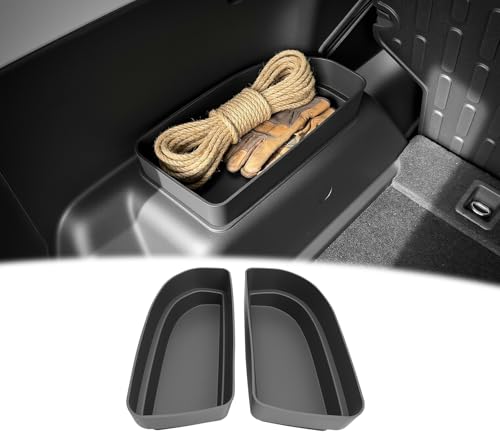 Rear Trunk Organizer for 2010-2024 Toyota 4Runner 5-Seat 2nd Row Accessories, Storage Bin Trunk Side Storage Box Cargo Tray for 10-24 4 Runner(Upper Side,Not for 7-Seat) - color: 10-24 4Runner 5-Seat(2pcs Upper)