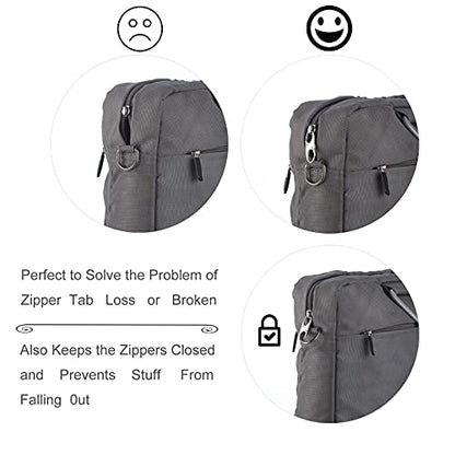 Zpsolution Zipper Clips Anti Theft - Securing Pulls Closed - Zipper Locks Anti Theft (4 Gold) - color: 4 Gold