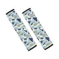 2pcs Car Seat Belt Cover Pads Soft Anti-Slip Blue Fish Camo Shoulder Strap Protects Universal Fit for All Cars and Backpack for a More, Easy to Install - color: Blue Fish Camo