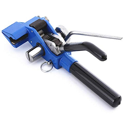 Steel Packaging Strapping Tensioner Banding Tool, 100 Feet 3/4" Width 304 Stainless Steel Band Coil, 100pcs 3/4" Width Ear-Lokt Buckles, Complete Strapping Set - style: Upgraded Style Tensioner Set