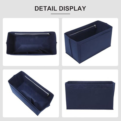 Purse Organizer Insert Compatible with Longchamp Le Pliage L Travel Bag, Blue/LB - color: Blue, size: L Travel Bag