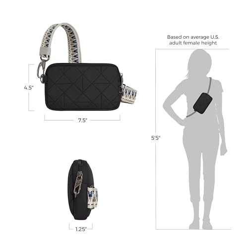 Travelon Anti-Theft Boho Phone Sling | Anti-Theft - color: Black
