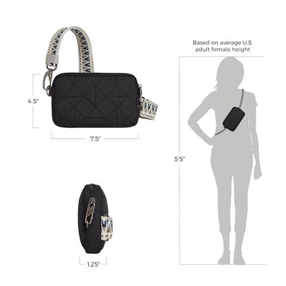 Travelon Anti-Theft Boho Phone Sling | Anti-Theft - color: Black