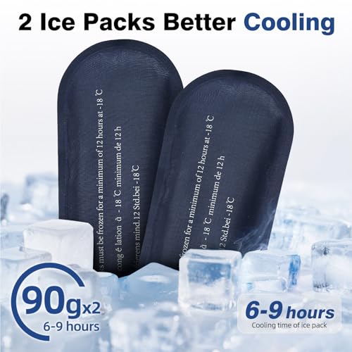 apollo walker Insulin Cooler Travel Case Diabetic Medication with Ice Packs and Insulation Liner insulin cooler travel case tsa approved - color: Purple, size: Small