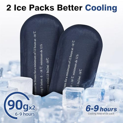 apollo walker Insulin Cooler Travel Case Diabetic Medication Cooler with Ice Packs and Insulation Liner insulin travel case tsa approved - color: Red, size: Small