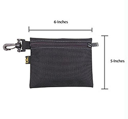 CLC Custom Leathercraft 1100 Multi-Purpose Clip-on Zippered Poly Bags, 3 Pack