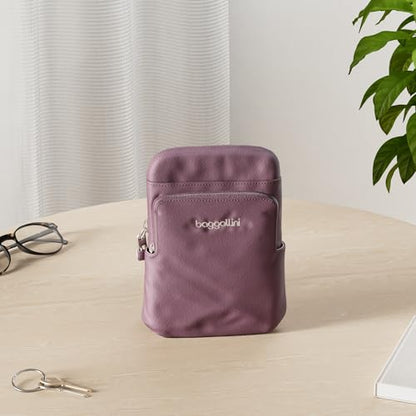 Baggallini Women's Securtex Anti-theft Activity Crossbody Bag - color: Mulberry
