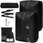 Vacuum Travel Bags With Pump,Vacuum Seal Bags For Clothing Travel,Ip67 Waterproof Vacuum Bags For Travel,Compression Packing Cubes With Suitcase, Luggage,Backpack (2pcs + Pump+Shoe Bags)
