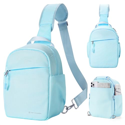K&F CONCEPT Small Camera Bag for Photographer, Camera Sling Crossbody bag for DSLR/SLR/Mirrorless Camera, Compact Camera Case for Men and Women, Blue - color: Blue, size: Sling Bag-5L