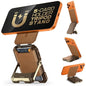 SUPCASE for MagSafe Wallet with Stand, Magnetic Genuine Leather Wallet for Men, [Hold 5 Cards] [Adjustable Stand] [RFID Blocking] Phone Card Holder Tripod for iPhone 17/16/15/14/13/12 Series, Brown - color: Brown