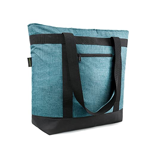 BeeGreen Insulated Cooler Bag Leakproof Freezer Shopping Tote for Groceries Heavy Duty Thermal Food Delivery Bag - color: DarkTeal, style: Sling Cooler