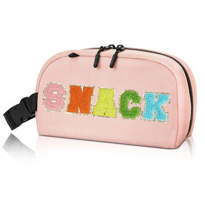 Cerbonny Mini Cooler Bag, Freezable Lunch Bag & Snack Bag, Insulated Bag for Travel/Work/School, Small Cooler Lunch Box with Detachable Gel Packs - color: Pink - Snack