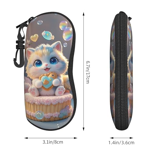 Portable Leather Glasses Case Anti-pressure Glasses Bag Coin Purse Storage Bag Suitable for Men and Women - color: J