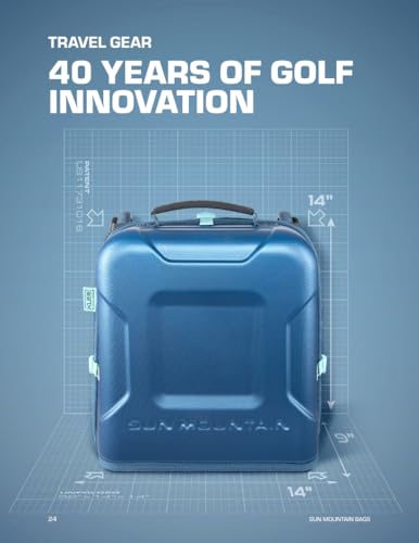 Sun Mountain Kube Golf Travel Bag, 2-Wheel Rolling System-Compact Storage Case - color: Java Sand Camo